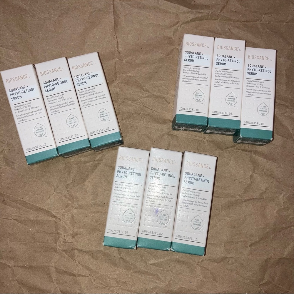 9 x Biossance Squalane + Phyto Retinol Serum
10ml
